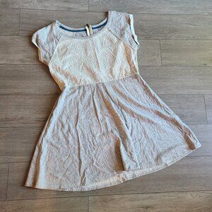 New XXL Grey Lace Skater Dress